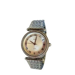 Fossil Women's Silver and Gold Watch